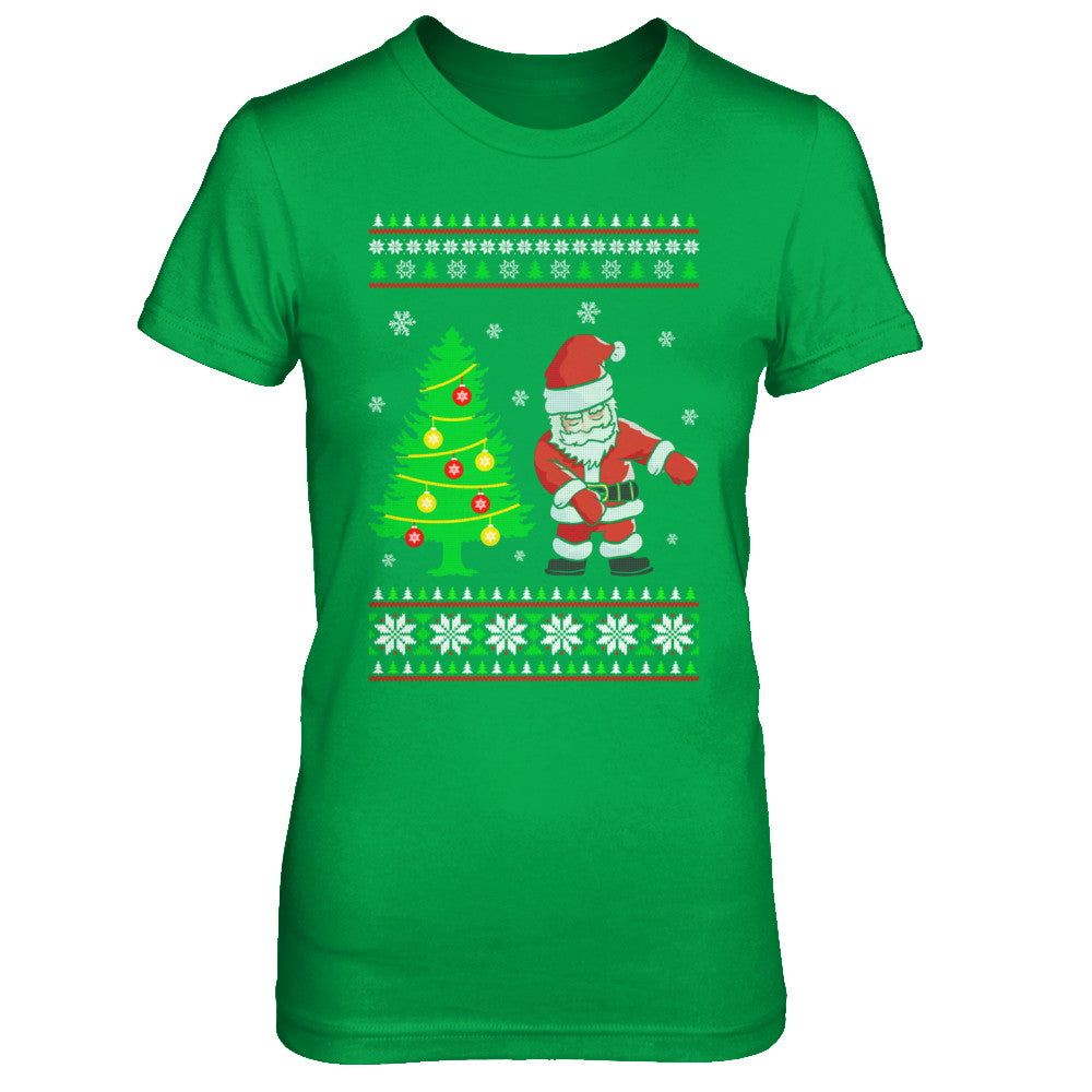 Floss Dance Flossing Santa Christmas Ugly Sweater T-Shirt & Sweatshirt | Teecentury.com