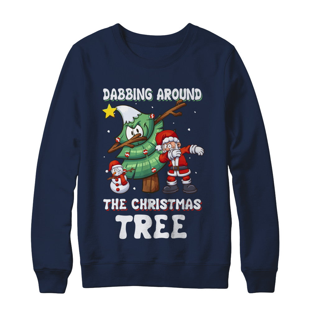 Dabbing santa sweatshirt on sale