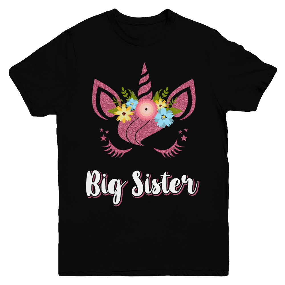 Unicorn Big Sister I'm Going To Be A Big Sister Youth Youth Shirt | Teecentury.com