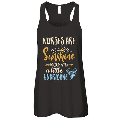 Nurses Are Sunshine Mixed With A Little Hurricane T-Shirt & Tank Top | Teecentury.com