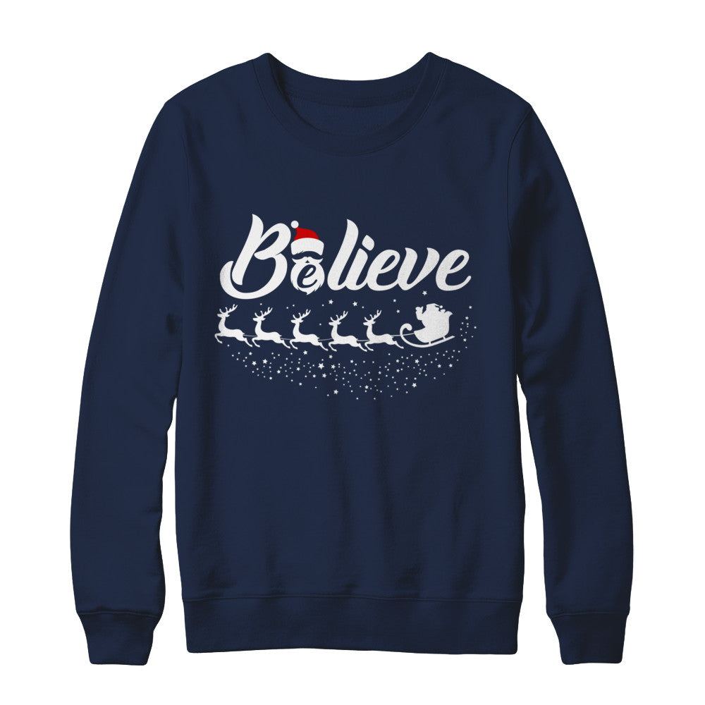 Believe Best Santa Christmas Gifts T-Shirt & Sweatshirt | Teecentury.com