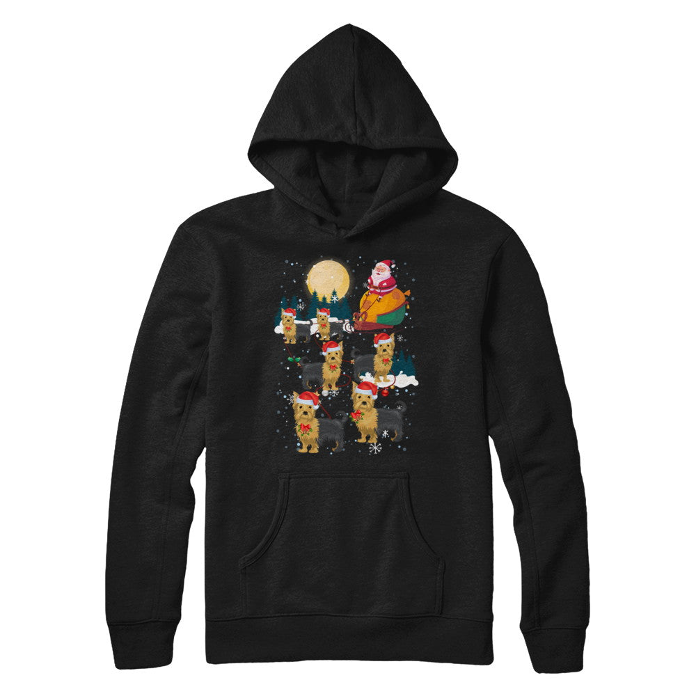 Dog Reindeer Yorkie Christmas Gift T-Shirt & Sweatshirt | Teecentury.com