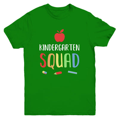 Kindergarten Squad Back To School Teacher Gift Youth Youth Shirt | Teecentury.com