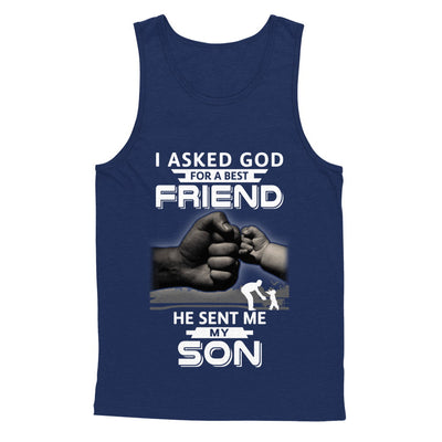 I Asked God For A Best Friend He Sent Me My Son Black Man T-Shirt & Hoodie | Teecentury.com