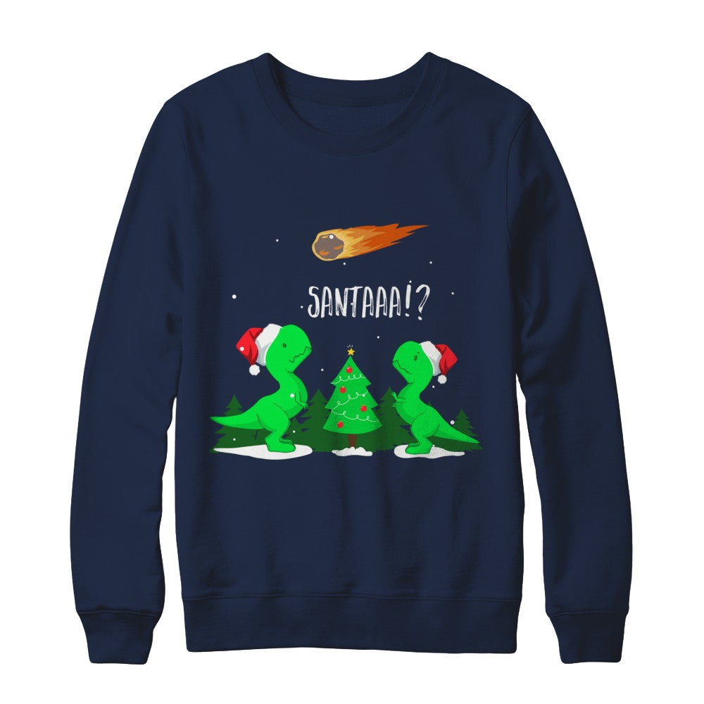 Funny Christmas Dinosaur Gift Cool Dinosaurs Lovers T-Shirt & Sweatshirt | Teecentury.com