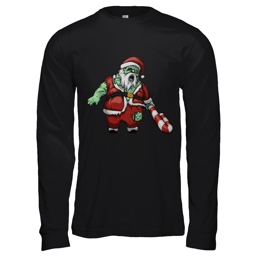 Zombie Santa Scary Christmas Halloween Costume T-Shirt & Hoodie | Teecentury.com