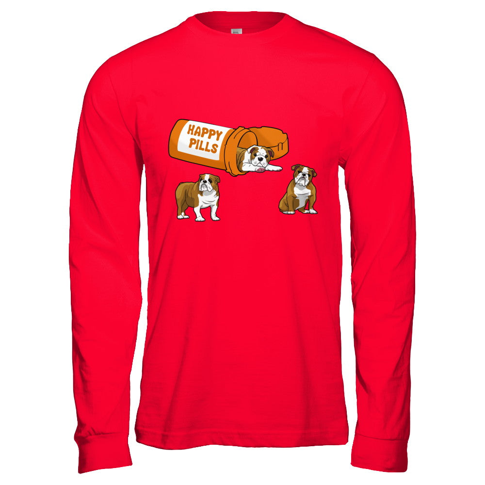 Bulldogs Happy Pills T-Shirt & Hoodie | Teecentury.com