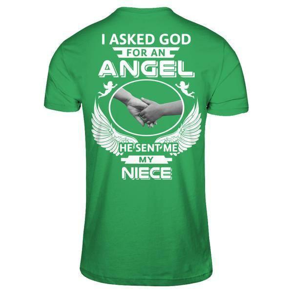 I Asked God For An Angel He Sent Me My Niece T-Shirt & Hoodie | Teecentury.com