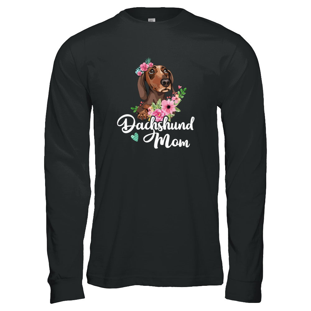 Dachshund Mom Funny Dog Mom Gift Idea T-Shirt & Tank Top | Teecentury.com