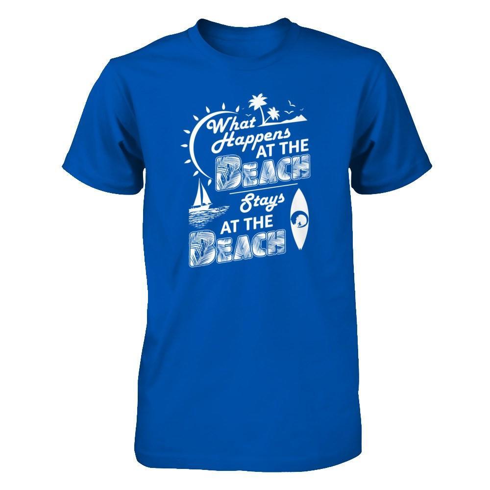 What Happens At The Beach Stays At The Beach T-Shirt & Tank Top | Teecentury.com