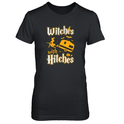 Witches With Hitches Camping Funny Halloween T-Shirt & Tank Top | Teecentury.com
