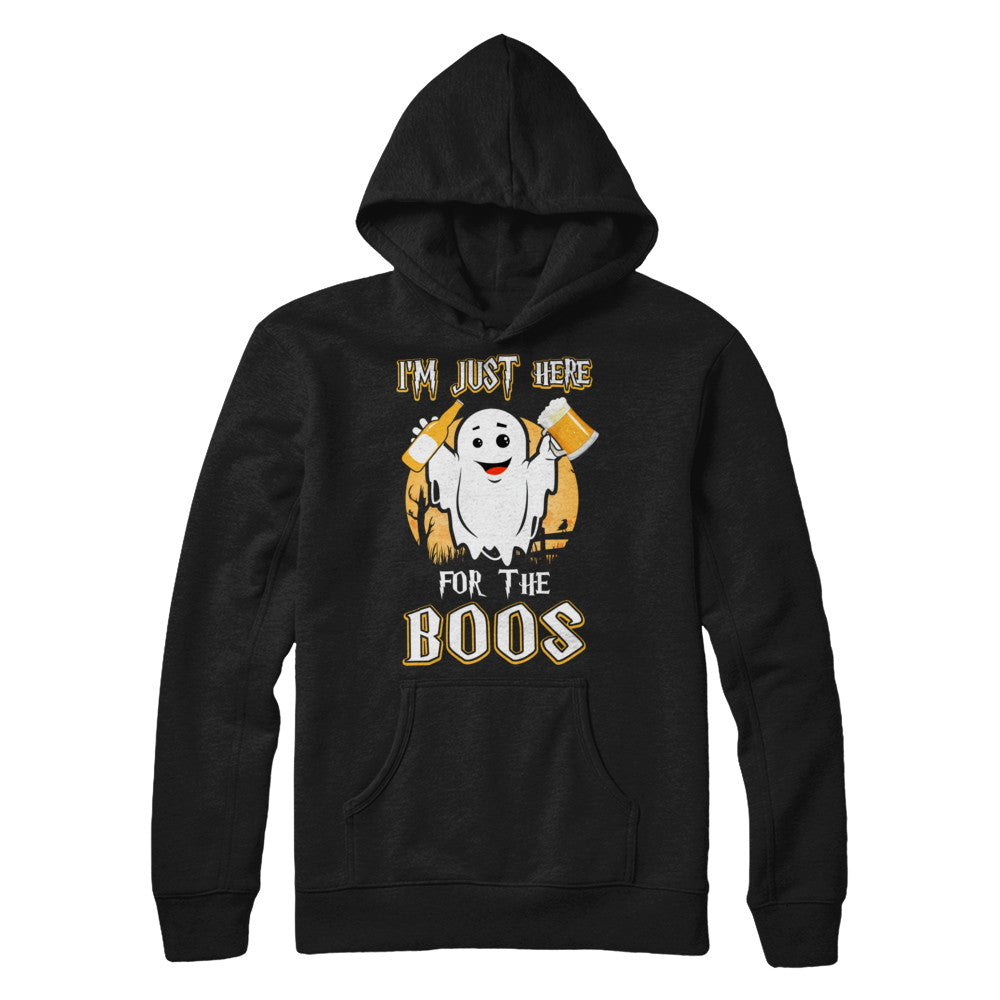 I'm Just Here For The Boos Halloween Beer T-Shirt & Hoodie | Teecentury.com
