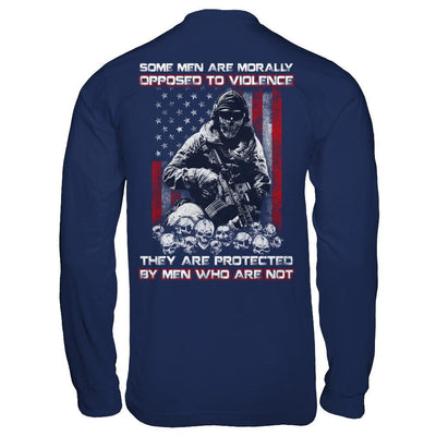 Veteran Men Opposed To Violence They Are Protected By Men Who Are Not T-Shirt & Hoodie | Teecentury.com