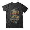 Retro Classic Vintage December 1983 39th Birthday Gift T-Shirt & Hoodie | Teecentury.com