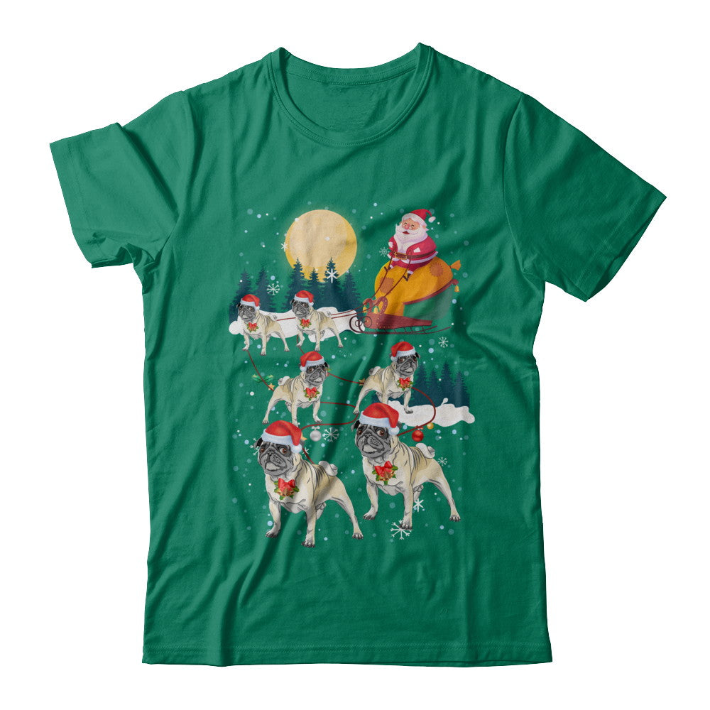 Dog Reindeer Pug Christmas Gift T-Shirt & Sweatshirt | Teecentury.com