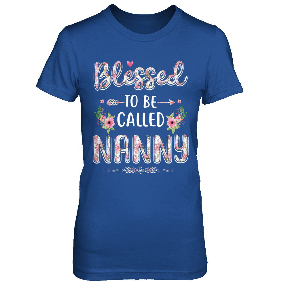 Blessed To Be Called Nanny To Be T Shirt, Nanny Funny Gift Blessed To Be Called Nanny To Be T Shirt, Nanny Funny Gift
