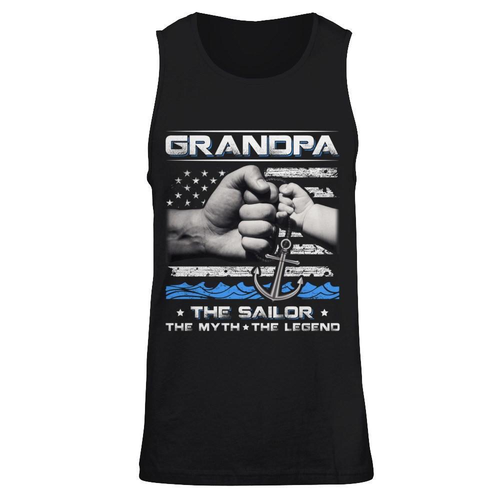 Veteran Grandpa The Sailor The Myth The Legend T-Shirt & Hoodie | Teecentury.com