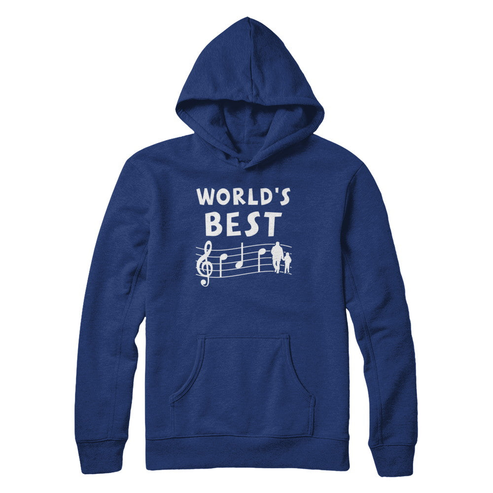 World's Best Dad Ever Treble Clef Musician Fathers Day T-Shirt & Hoodie | Teecentury.com
