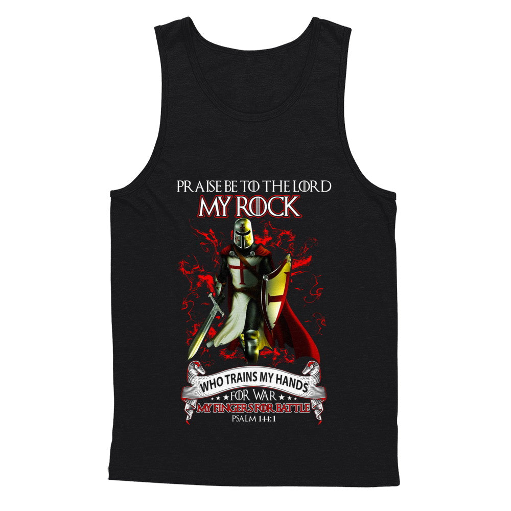 Praise The Lord My Rock Who Trains My Hands For War T-Shirt & Hoodie | Teecentury.com