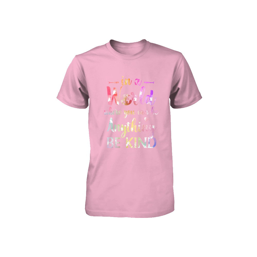 Autism In A World Where You Can Be Anything Be Kind Youth Youth Shirt | Teecentury.com