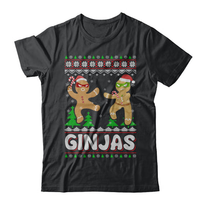 Ginjas Gingerbread Ninjas Funny Ugly Christmas Sweater T-Shirt & Sweatshirt | Teecentury.com