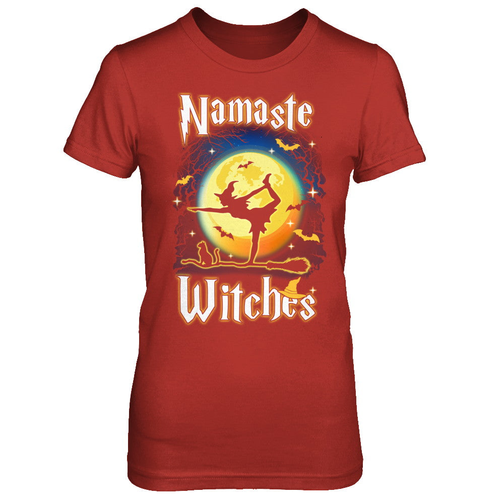 Namaste Witches Yoga Halloween T-Shirt & Hoodie | Teecentury.com