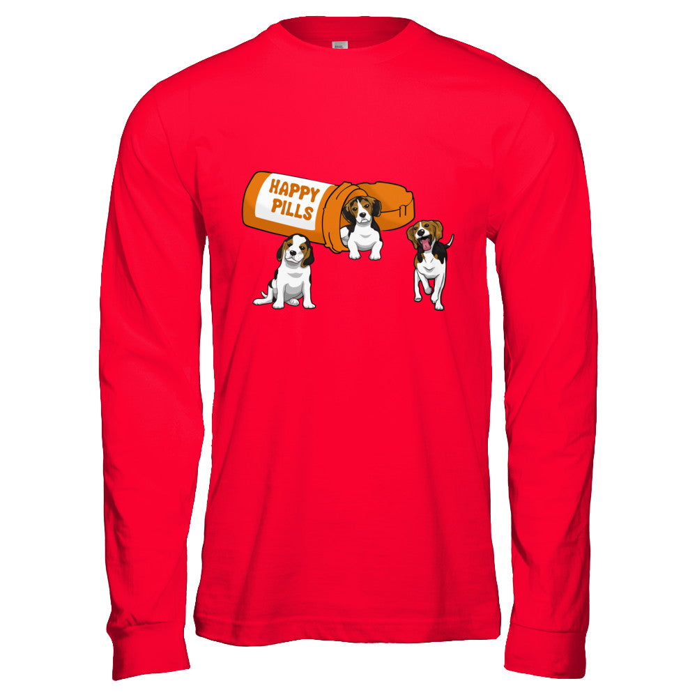 Beagles Happy Pills T-Shirt & Hoodie | Teecentury.com