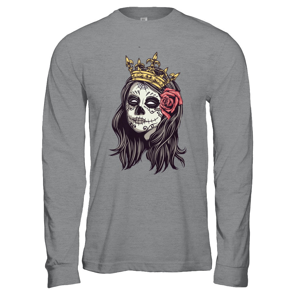 Halloween Queen Tattoos Costume Skeleton T-Shirt & Hoodie | Teecentury.com