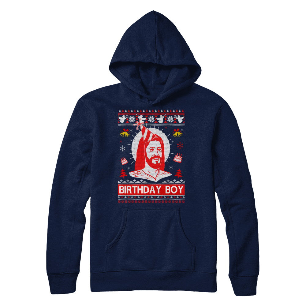 Happy Birthday Boy Jesus And Santa Christmas Sweater Go Jesus It's