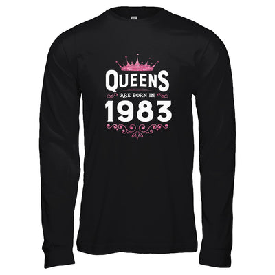 Queens Are Born In 1983 Birthday Gift T-Shirt & Tank Top | Teecentury.com