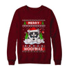 Siberian Husky Merry Woofmas Ugly Christmas Sweater T-Shirt & Sweatshirt | Teecentury.com