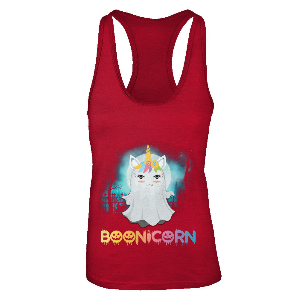 Boonicorn Ghost Unicorn Halloween Girls T-Shirt & Tank Top | Teecentury.com
