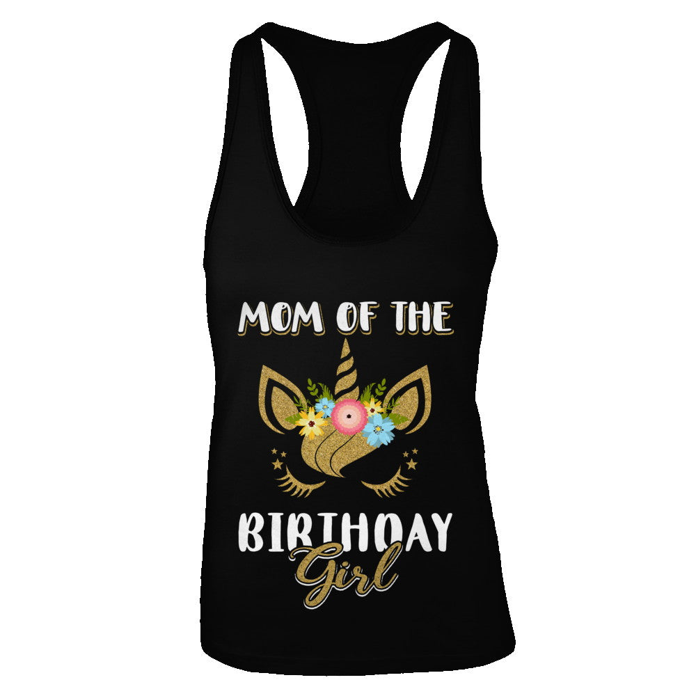 Cute Unicorn Mom Of The Birthday Girl T-Shirt & Tank Top | Teecentury.com