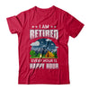 I'm Retired Every Hour Is Happy Hour Funny Camping T-Shirt & Hoodie | Teecentury.com