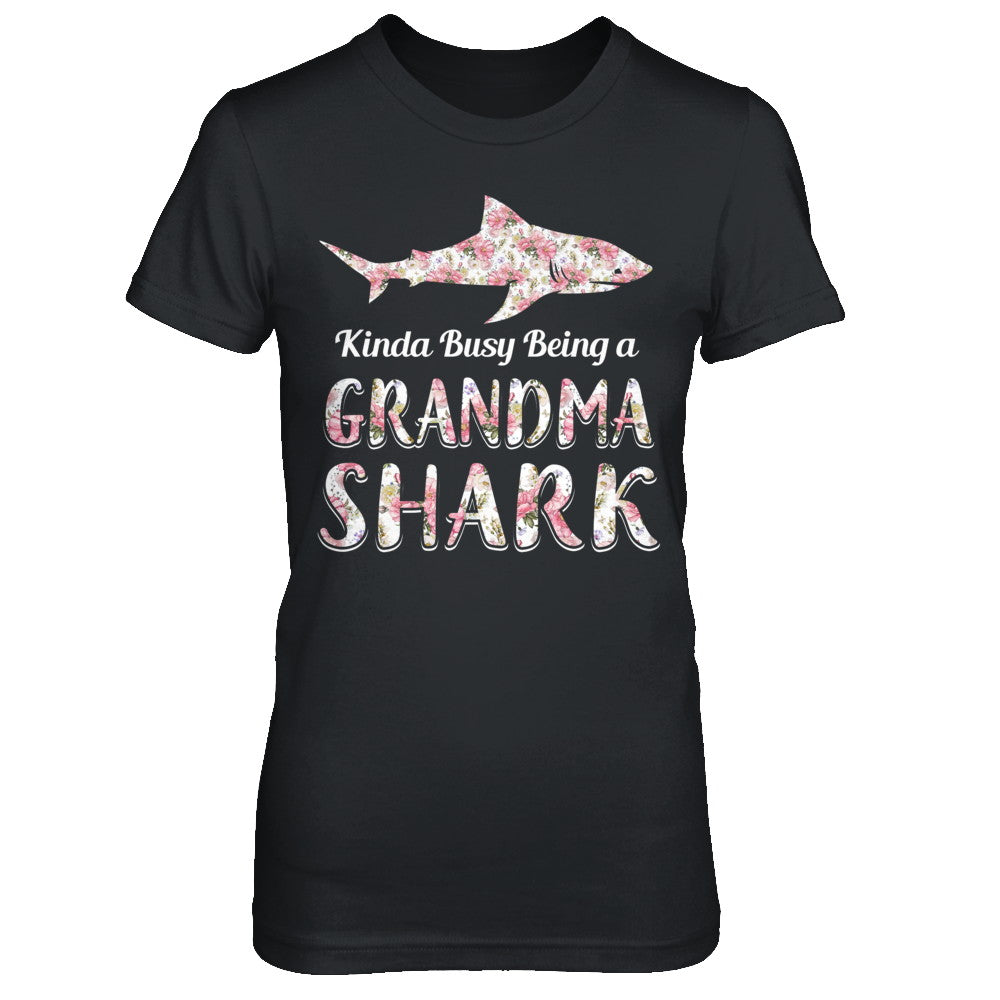 Grandma Shark Kinda Busy Being A Grandmashark T-Shirt & Hoodie | Teecentury.com