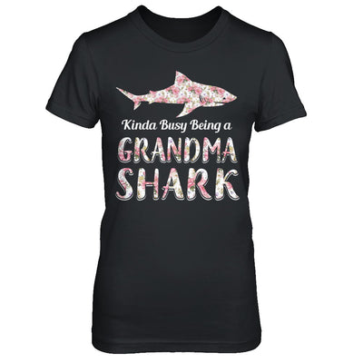 Grandma Shark Kinda Busy Being A Grandmashark T-Shirt & Hoodie | Teecentury.com