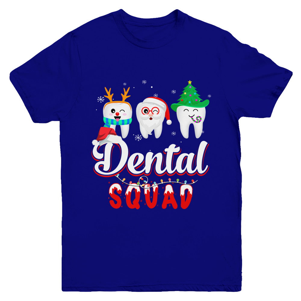 Dental Squad Tooth Christmas Dental Assistant Gifts Youth Youth Shirt | Teecentury.com