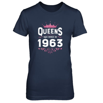 Queens Are Born In 1963 Birthday Gift T-Shirt & Tank Top | Teecentury.com