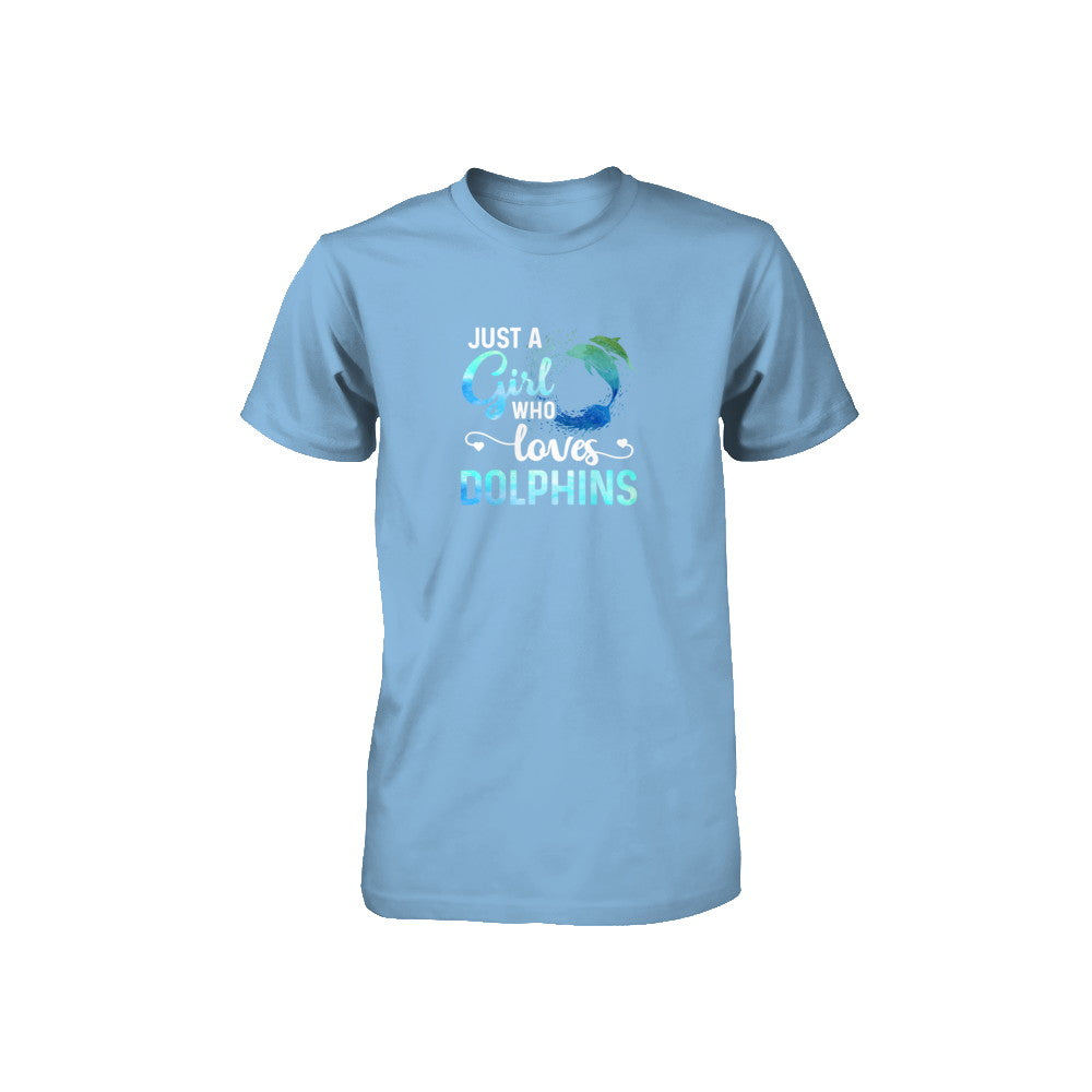 Just A Girl Who Loves Dolphins Youth Youth Shirt | Teecentury.com
