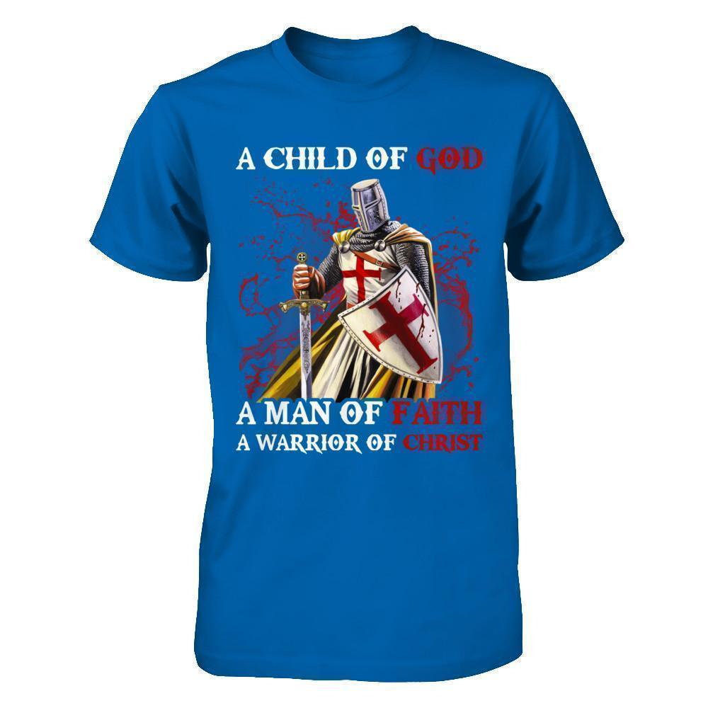 Knights Templar A Child Of God A Man Of Faith A Warrior Of Christ T-Shirt & Hoodie | Teecentury.com