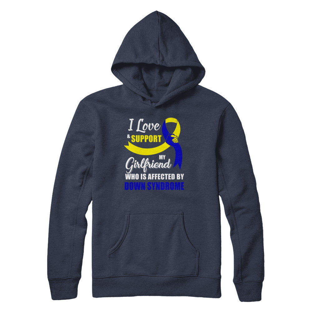 Down Syndrome Awareness Support Yellow Blue Girlfriend Boyfriend T-Shirt & Hoodie | Teecentury.com