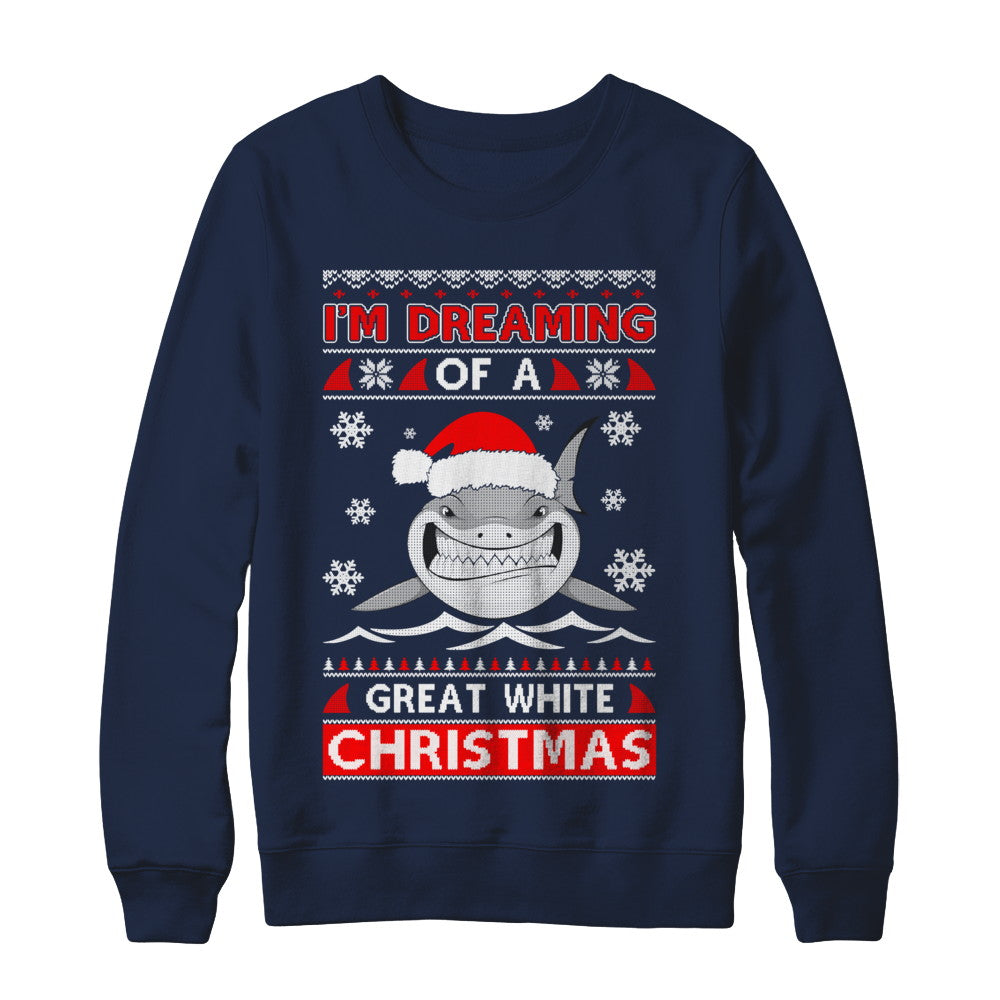 Great white hot sale christmas sweater