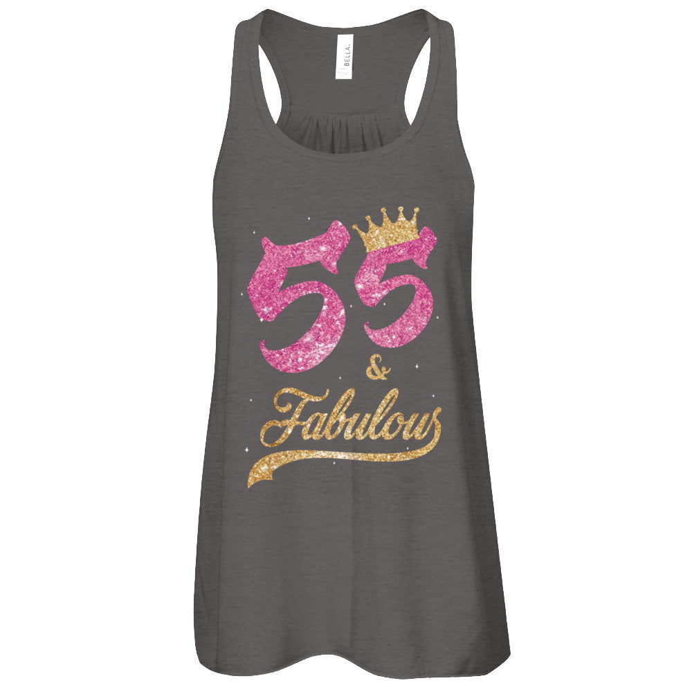 55 And Fabulous 1967 55th Birthday Gift T-Shirt & Tank Top | Teecentury.com