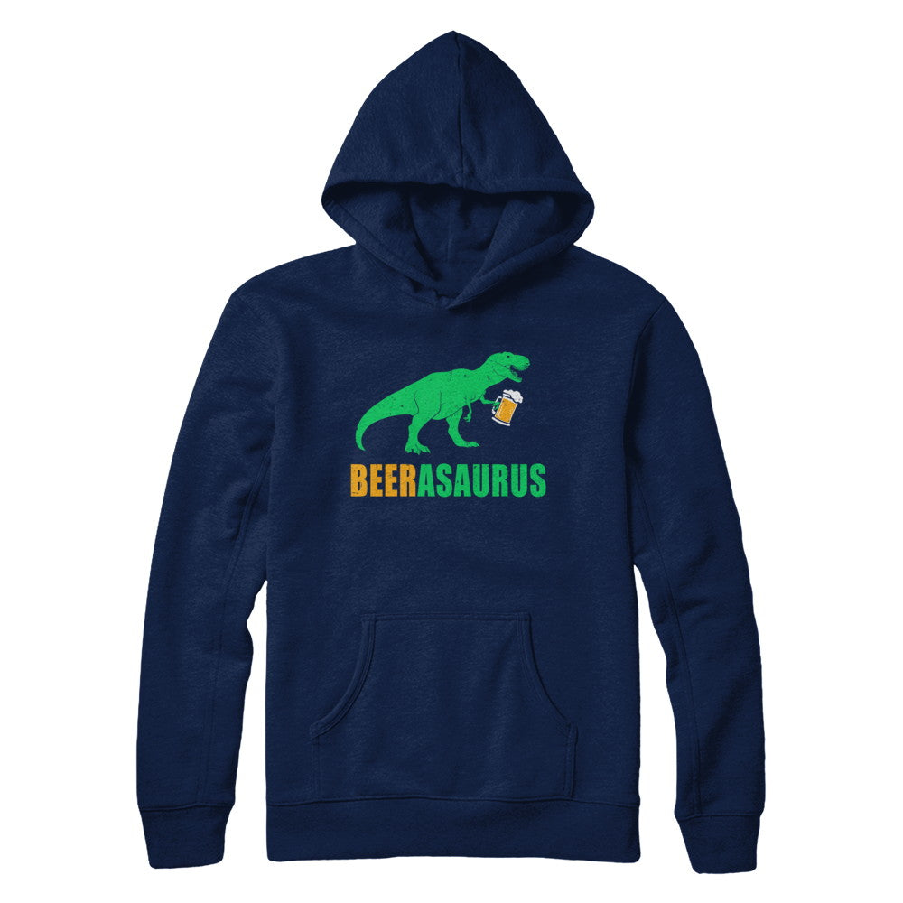 Beerasaurus Funny International Beer Day Dinosaur Gift T-Shirt & Hoodie | Teecentury.com