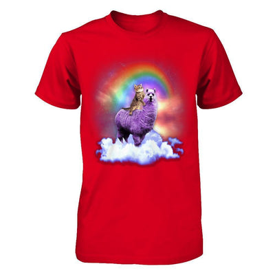 Rainbow Llama Cat T-Shirt & Hoodie | Teecentury.com