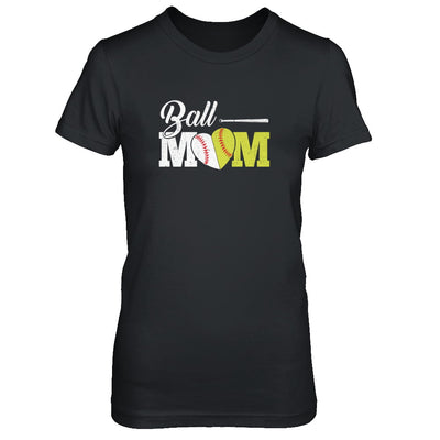 Funny Softball Mom Baseball Mom Mothers Day T-Shirt & Tank Top | Teecentury.com