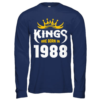 Kings Are Born In 1988 Birthday Gift T-Shirt & Hoodie | Teecentury.com