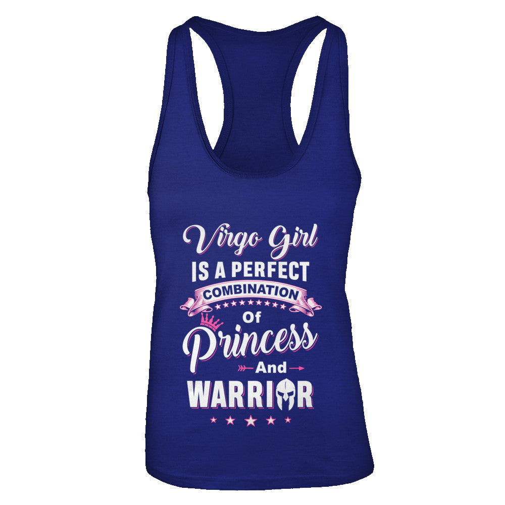 Virgo Girl Princess Warrior August September Birthday T-Shirt & Tank Top | Teecentury.com