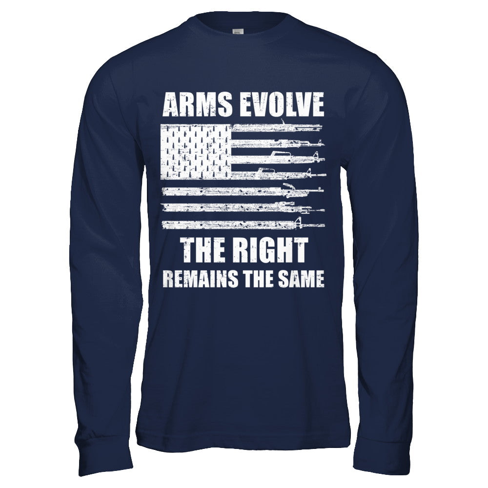 Arms Evolve The Right Remains The Same Gun Right T-Shirt & Hoodie | Teecentury.com