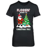 Flossin' Around The Christmas Tree Flossing Santa T-Shirt & Hoodie | Teecentury.com
